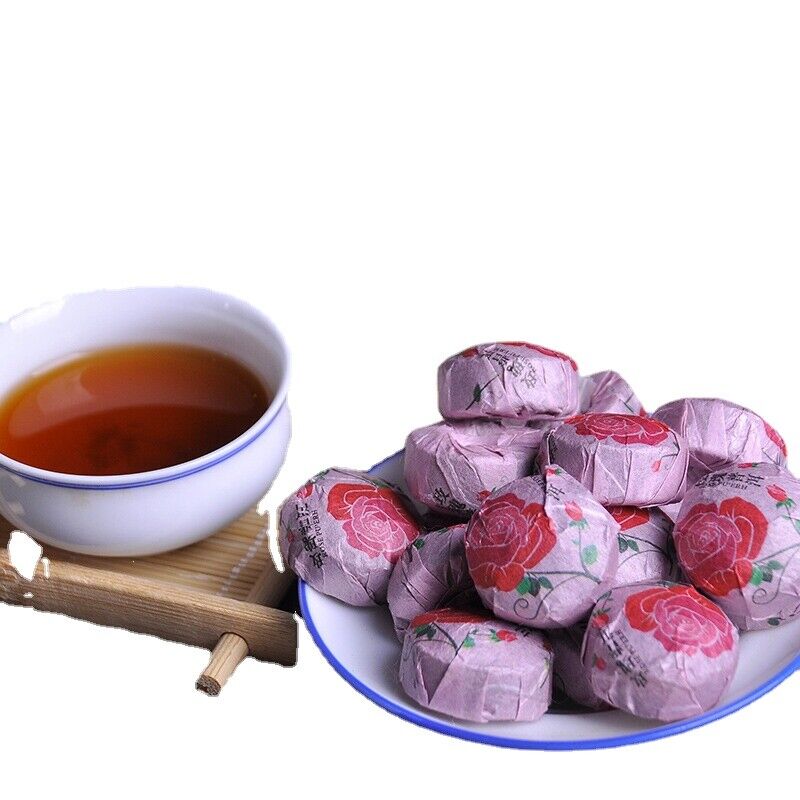 Rose Tuo Tea Puerh Ripe Tea Yunnan Rose Mini Tuo Tea Puerh Ripe Tea 500g/1.1lb Secondary image