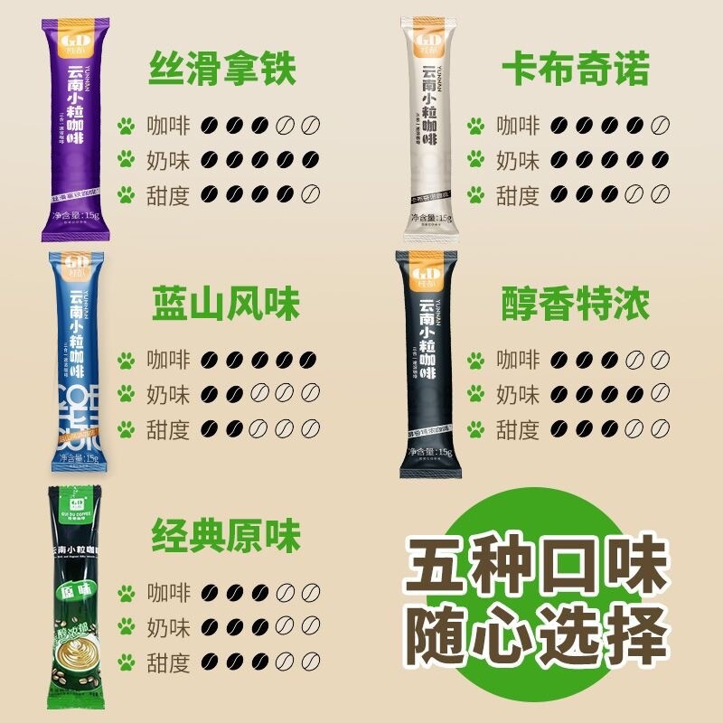 3-in-1 Instant Coffee – Strong Blue Mountain Blend with Milky Powder