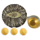 357g Yunnan Pu'er tea leaves Menghai Da Shu tea Putzi tea cake Pu'er raw tea