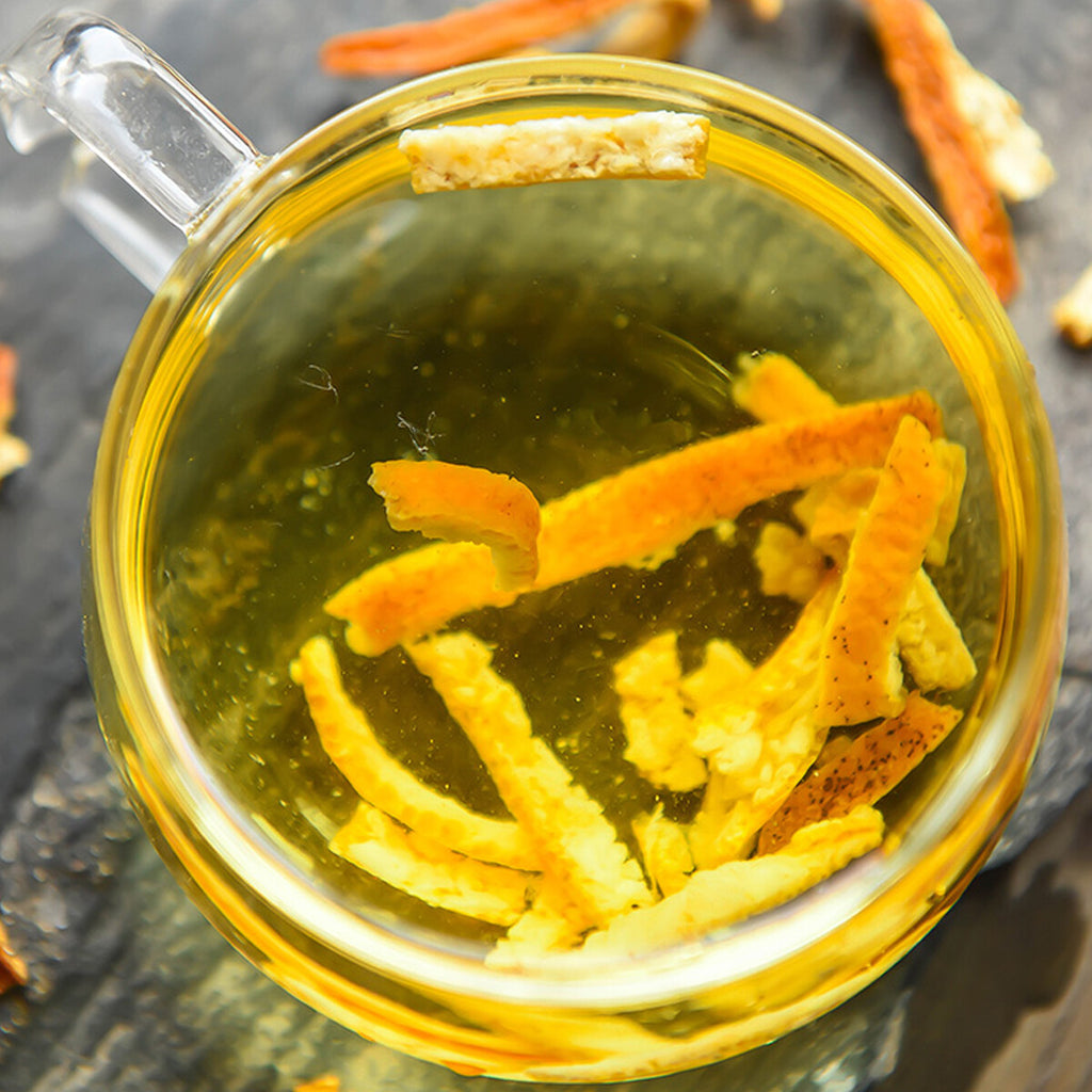 Fruit Tea Dried Orange Peel To Make Syrup of Plum Relieve A Cough Healthy Drink