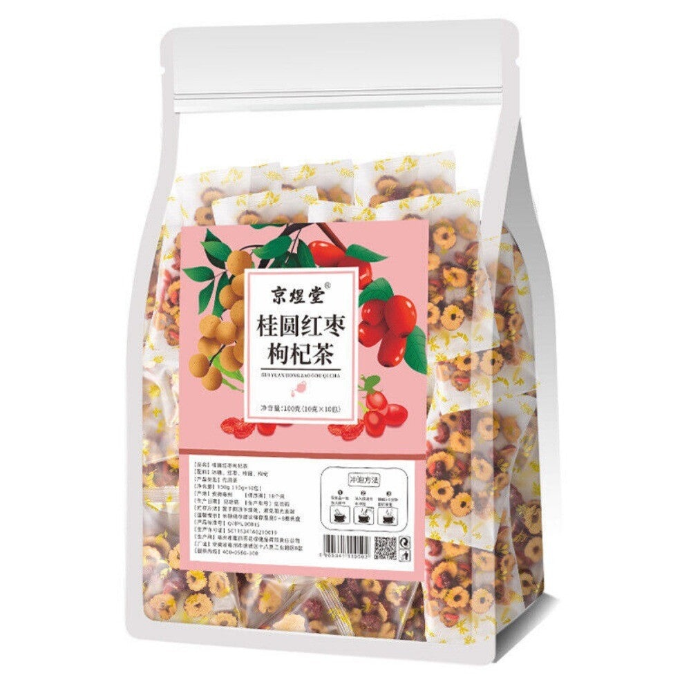 Longan Red Date Goji Berry Herbal Tea 100g Sweet Nutritious Natural Blend