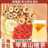 Apple Hawthorn Herbal Tea Premium Wellness Blend Natural Triangle Bags