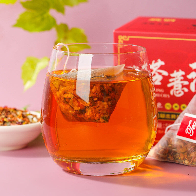 Poria Job's Tears Tea Triangle Bag Cassia Seed Orange Peel Job's Tears Tea
