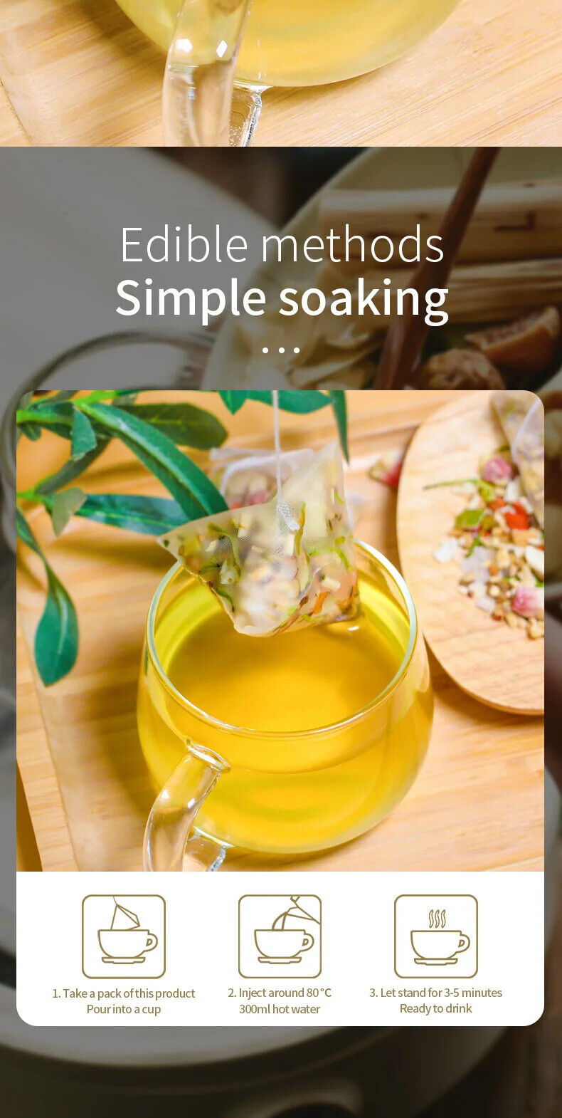 Honeysuckle Maogen Snow Pear Tea Herbal Tea 300g