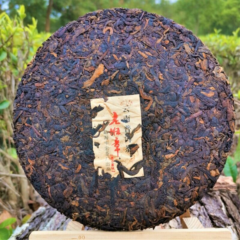 357g Ripe Pu'er Tea Yunnan Old Tea Tree Ripe Tea Cake Secondary image