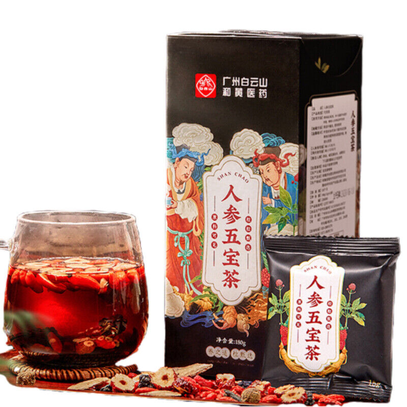 150g 7 Kinds of Herbs Tea Ginseng Maka Sangshen Wolfberry Huangjing Herbal Tea Main image