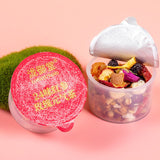 24 Flavor Red Ginseng Rose Tea Longan Herbal Blend Small Can Relaxation Wellness