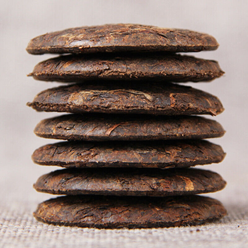 200g Pu'er small tea column tea cake Ripe Tea Fermented craft tea Health Care Secondary image