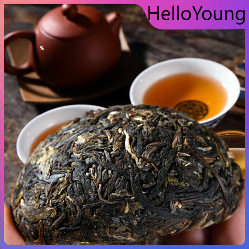100g Yunnan Old Tea Tree Puer Tea Shen Pu'er Tea Cake cha Pu-erh Green Tea Cakes Main image