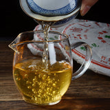 357g Head Spring Tea Yunnan Pu'er Tea Raw Pu'er Tea Cake Yunnan Qizi Cake Tea