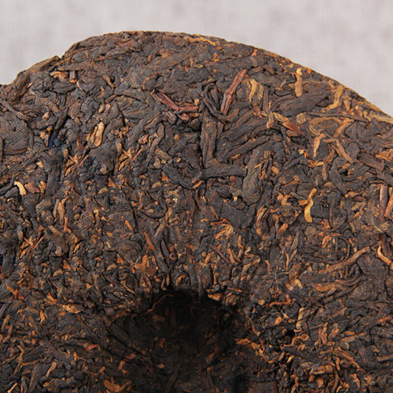 TeaPu'er Tea Cake Chinese Cooked Pu-erh Black Tea Natural 380g Menghai Big Tree