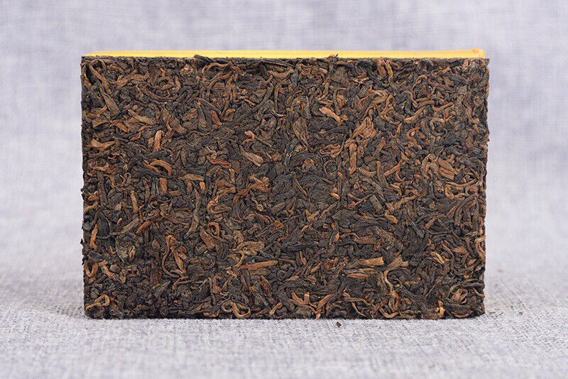 Yunnan Pu'er Ripe Tea Golden Bud Ripe Tea Brick 250g