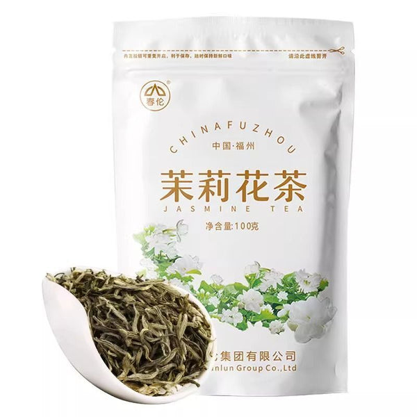 Jasmine Green Tea 100g Seasonal Fresh Strong Flavor Loose Leaf from Fuzhou