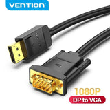 Displayport to VGA Cable 1080P DP to VGA Converter Male to Male