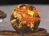 500g Yunnan Chenpi Pu'er tea cake citrus ripe tea black tea small jade cake