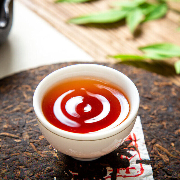 Raw Material Palace Tea King Cooked Tea Pu'er Tea Menghai Tea 357g