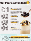 900g Premium Taiwan Bubble Tea Chewy Black Sugar Tapioca Pearls