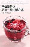 Black Goji Berry Mulberry Rose Herbal Tea Bags Anthocyanin Rich Health Drink