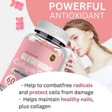 Anti-aging skin Whitening Gummies 60 Gummies Glutathione Collagen Glow