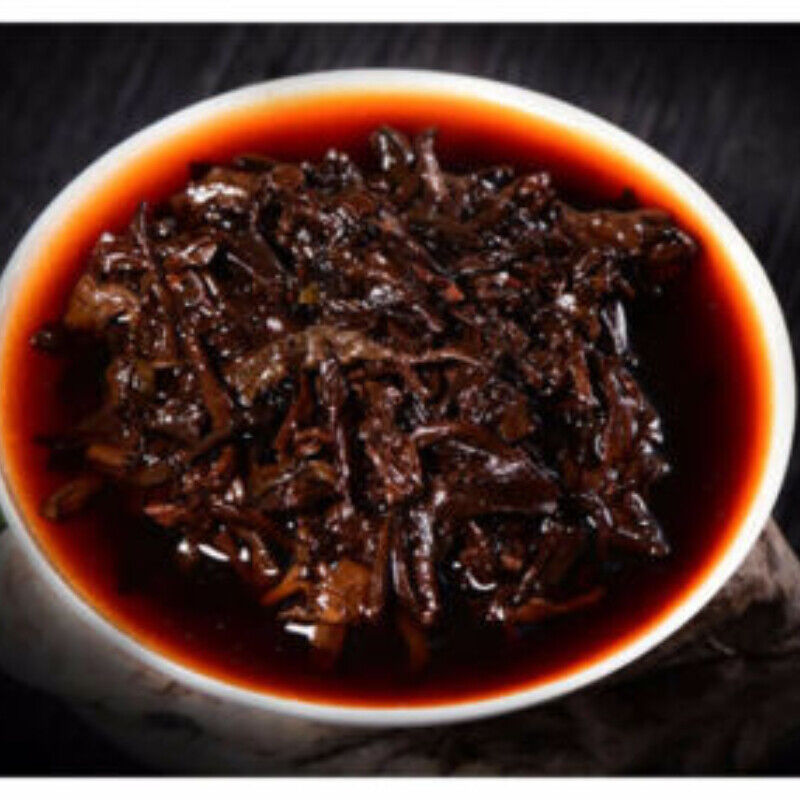 357g Ripe Pu-erh Heaven Earth Menghai Royal Golden Buds Top Old Arbor King Tea