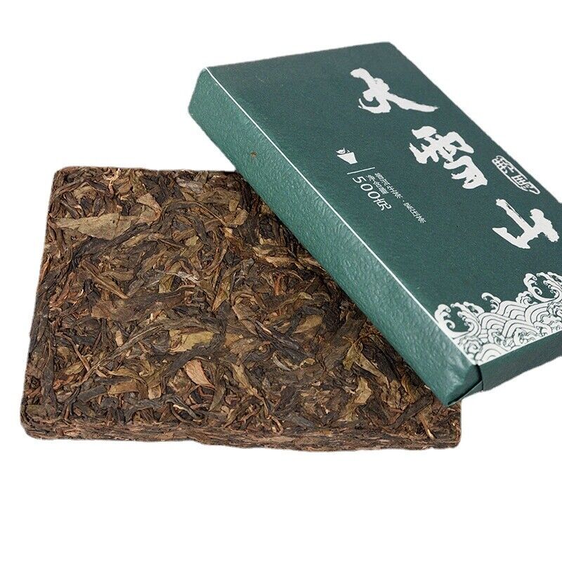500g Yunnan Bangma Big Snow Mountain Raw Tea Brick Golden Leaf First Spring Tea Secondary image