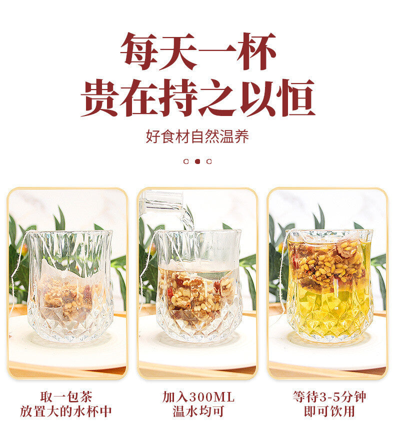 Glycyrrhiza, Wheat, and Jujube Tea 480g for Easy Brew with Licorice Triangular
