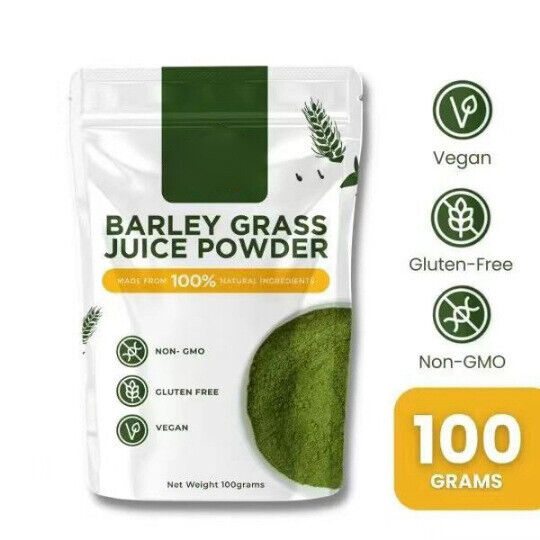 100g Instant Soluble Drink for Detox and Wellness Barley Grass Powder Secondary image
