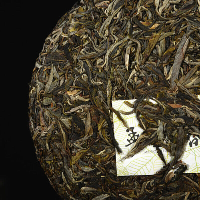 Raw Tea Cakes 357g Pu'er Green Tea Healthy Drink Yunnan Menghai Spring Pu-Erh