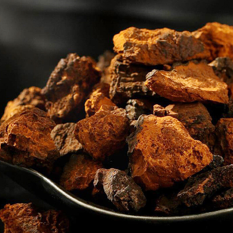 Premium Chaga Mushroom Tea Natural Unsulphured Health Drink for Wellness