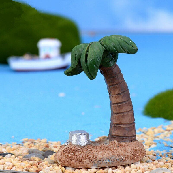 Micro Landscape Garden Deco Mini Simulation of Coconut Trees Decoration Supplies