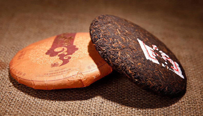 Yunnan Pu'er Tea Palace Pu'er Tea Cake Pu'er Tea Ripe Tea Palace Cake 200g