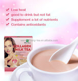 Private Label Collagen Milk Tea Glow Beauty Women Skin Whitening Tea 10g*10bags