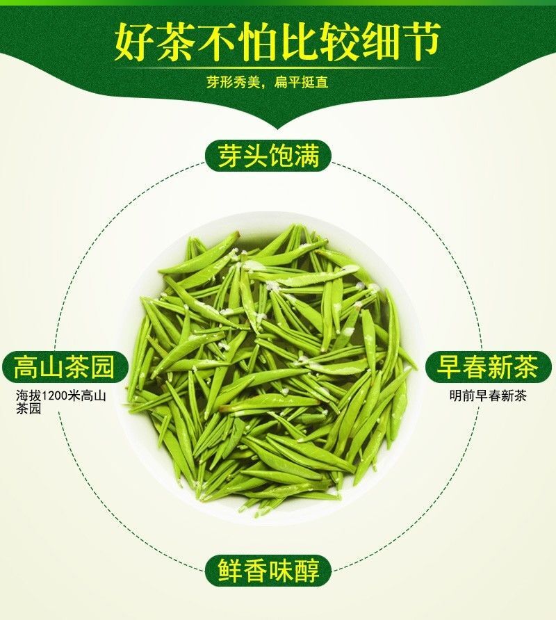 2025 Spring Rain Maojian Green Tea Fresh Buds High Mountain Green Tea 30g Bag
