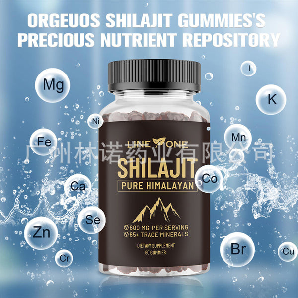 SHilajit Pure Himalayan Gummies-800mg High Ptency|60 Count