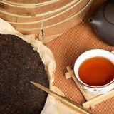 Yunnan Seven Tea Cake Yunnan 2008 Lincang Iceland Pu'er Tea Ripe Tea Cake