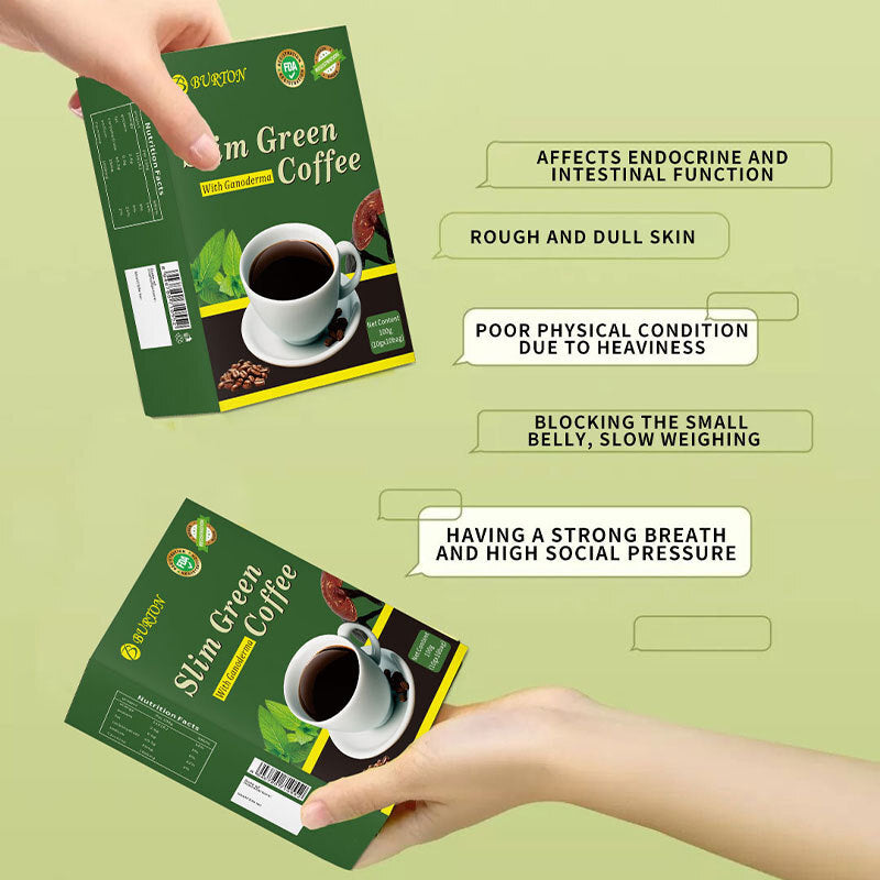 Slimming Green Coffee Instant Fat Burn Weight Loss Coffee 10g*20 Bags