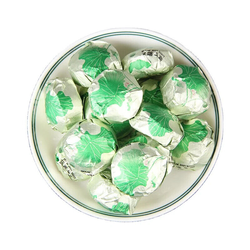 Yunnan Lotus Leaf Pu'er Ripe Tea Scented Tea Xiaotuo Tea Herbal Tea 500g