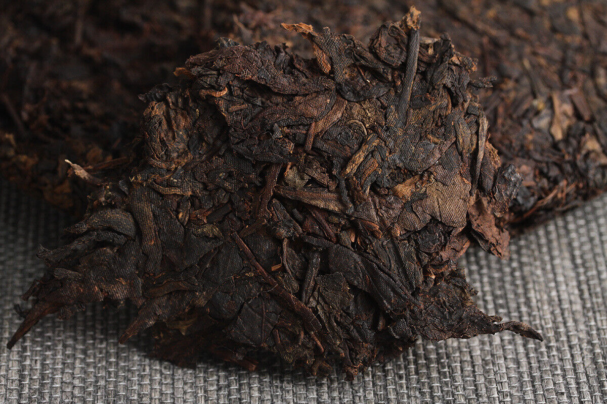 357g Yunnan Puerh Ripe Tea Dry Storage Ripe Tea Menghai Flavor Seven Seed Cake