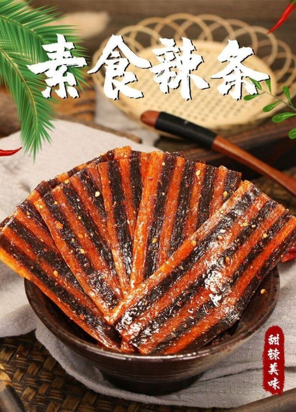 Spicy Beef Tendon Snacks 80s 90s Nostalgic Flavor Chewy Premium Bites