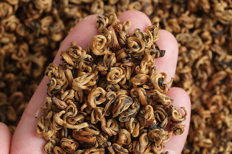 500g Yunnan black tea Fengqing Dian Hong Jin Luo (No. 2) early spring tea