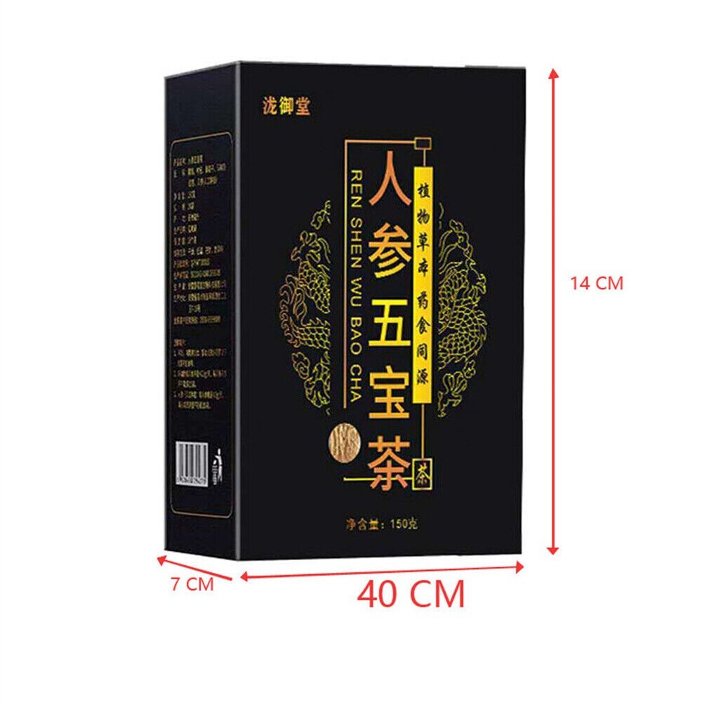Ginseng Six Treasure Kidney Tea Chinese Herbal Blend Premium Wellness Support