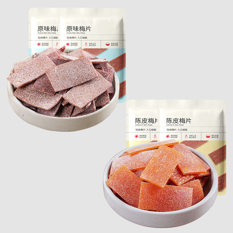 Japanese Style Plum Slices Natural Flavor Snacks Small Pack