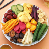 Dehydrated Fruit & Vegetable Chips 500g Healthy Mixed Snack with Okra Crunchy