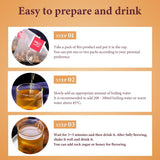 Lions Mane Clove Sea Buckthorn Herbal Tea Bags Stomach Wellness Premium