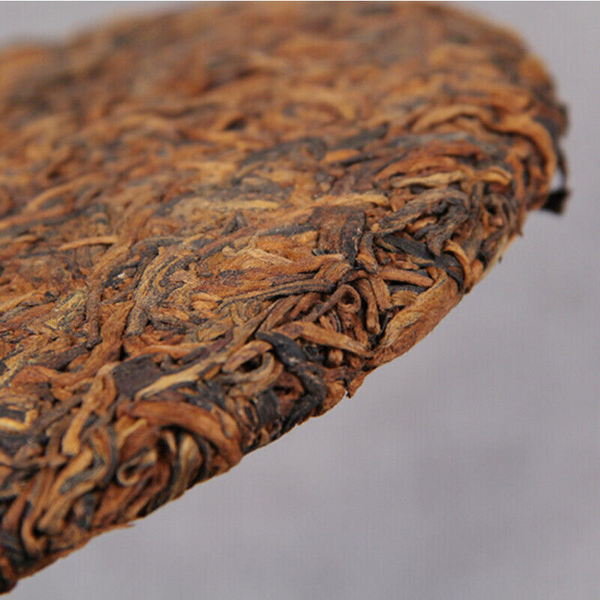 TeaPu-Erh Ripe Tea Emperor Golden Cake 357g Spring Black Tea Single Bud Pu'er Tea