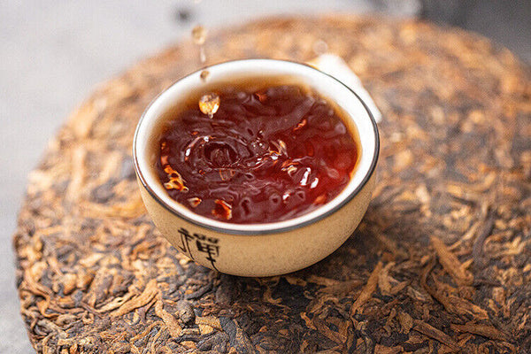 Lao Banzhang Golden Bud Ripe Tea Yunnan Pu'er Ripe Tea Pu'er 375g
