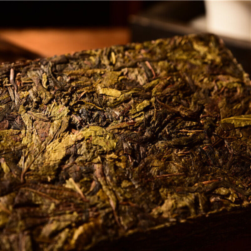 Pu-Erh Tea Ancient Tree Big Leaf Raw Tea Brick Green Tea Organic 500g Yunnan Old