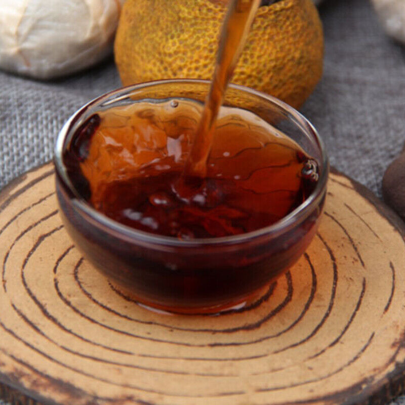 Tangerine Pu'er Tea Menghai Black Tea Natural Big Red Mandarin Pu-Erh Tea 500g