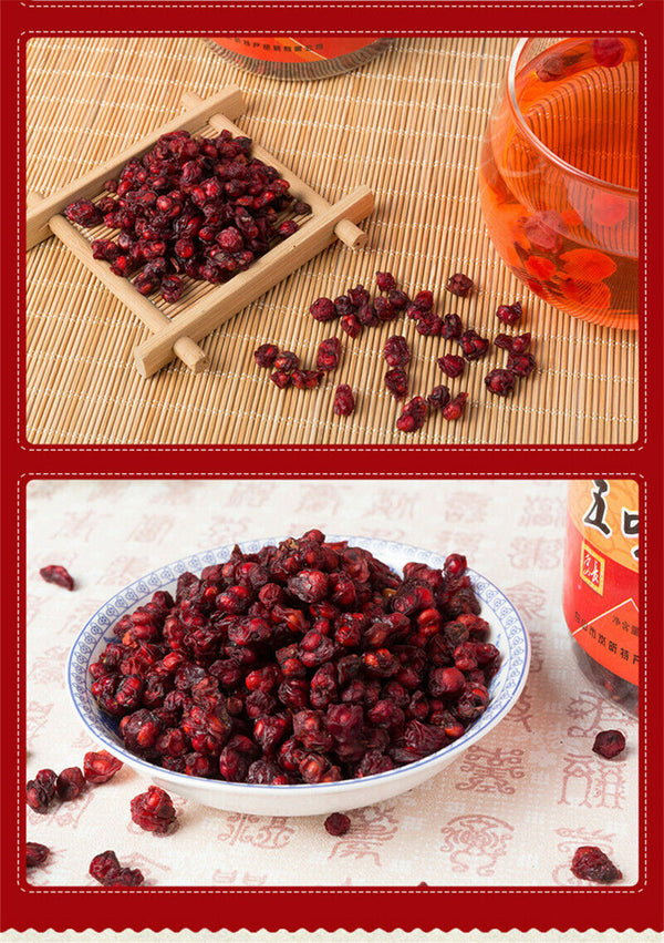 100g Chinensis Wu Wei Zi Herbal Tea Organic Wild Dried Schisandra Flower Tea