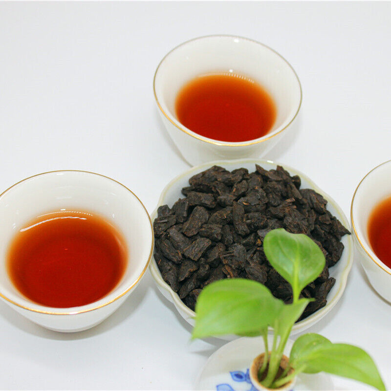 Yunnan Pu'er Tea 500g Cloth Bag Tea Fossil Menghai Ripe Tea Pu'er